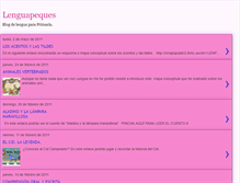 Tablet Screenshot of lenguapeques.blogspot.com