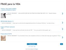Tablet Screenshot of frasesparalavida.blogspot.com