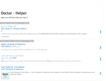 Tablet Screenshot of doctor-helper.blogspot.com