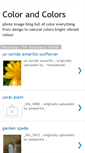 Mobile Screenshot of colorandcolors.blogspot.com