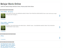 Tablet Screenshot of belajarbisnis-online.blogspot.com