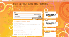 Desktop Screenshot of csirnetmaths.blogspot.com