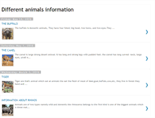Tablet Screenshot of animalsforum.blogspot.com