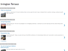 Tablet Screenshot of irvingtonterrace1913.blogspot.com