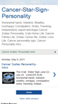 Mobile Screenshot of cancer-star-sign-personality.blogspot.com