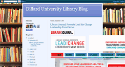 Desktop Screenshot of dillarduniversitylibrary.blogspot.com