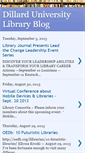 Mobile Screenshot of dillarduniversitylibrary.blogspot.com