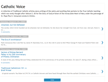 Tablet Screenshot of catholic-voice.blogspot.com