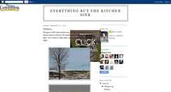 Desktop Screenshot of everythingbutthekitchensinkblog.blogspot.com