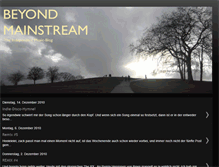 Tablet Screenshot of beyond-mainstream.blogspot.com