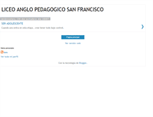 Tablet Screenshot of liceosanfrancisco2a.blogspot.com