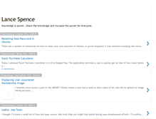Tablet Screenshot of lspence.blogspot.com