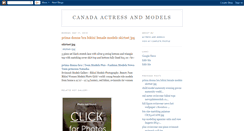 Desktop Screenshot of canada-actress.blogspot.com
