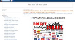 Desktop Screenshot of indonesiaproduk.blogspot.com