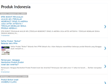 Tablet Screenshot of indonesiaproduk.blogspot.com