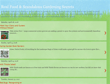 Tablet Screenshot of harvestsgardeningsecrets.blogspot.com