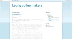 Desktop Screenshot of comparekeurigcoffeemakers.blogspot.com
