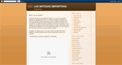 Desktop Screenshot of lasnoticiasdeportivas.blogspot.com