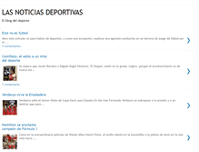 Tablet Screenshot of lasnoticiasdeportivas.blogspot.com