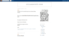 Desktop Screenshot of juliakscott.blogspot.com