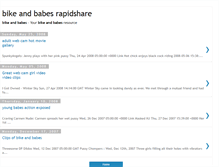 Tablet Screenshot of bike-and-babespreview160.blogspot.com