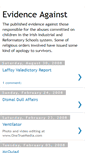 Mobile Screenshot of evidenceagainst.blogspot.com