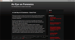 Desktop Screenshot of eyeonforensics.blogspot.com