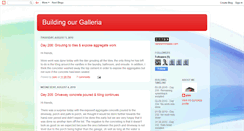 Desktop Screenshot of buildingourgalleria.blogspot.com