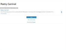 Tablet Screenshot of poetrycarnival.blogspot.com