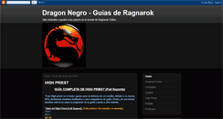 Desktop Screenshot of dragonnegroguild.blogspot.com