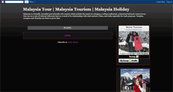 Desktop Screenshot of malaysiatourpackage.blogspot.com