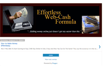 Tablet Screenshot of effortless-webcash-formula.blogspot.com