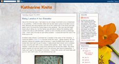 Desktop Screenshot of katharineknits.blogspot.com