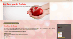 Desktop Screenshot of aoservicodasaude.blogspot.com