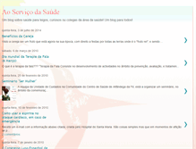 Tablet Screenshot of aoservicodasaude.blogspot.com
