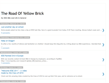 Tablet Screenshot of myroadofyellowbrick.blogspot.com