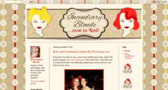 Desktop Screenshot of incendiaryblonde.blogspot.com