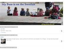 Tablet Screenshot of mybumisontheswedish.blogspot.com