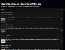 Tablet Screenshot of blackopshack.blogspot.com