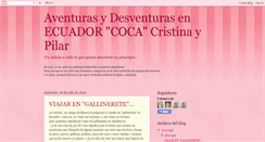 Desktop Screenshot of ecuadorcoca.blogspot.com