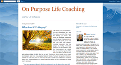 Desktop Screenshot of onpurposelifecoaching.blogspot.com