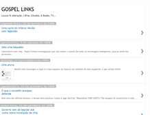 Tablet Screenshot of gospel-links.blogspot.com