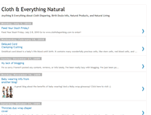 Tablet Screenshot of clothandeverythingnatural.blogspot.com