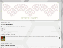 Tablet Screenshot of pepperandpoppy.blogspot.com