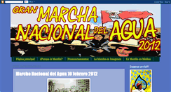 Desktop Screenshot of marchanacionaldelagua2012.blogspot.com