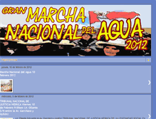 Tablet Screenshot of marchanacionaldelagua2012.blogspot.com