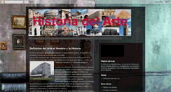 Desktop Screenshot of historiaconarte.blogspot.com