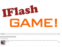 Tablet Screenshot of iflashgame.blogspot.com