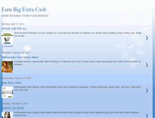 Tablet Screenshot of earnbigextracash.blogspot.com