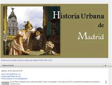 Tablet Screenshot of historia-urbana-madrid.blogspot.com